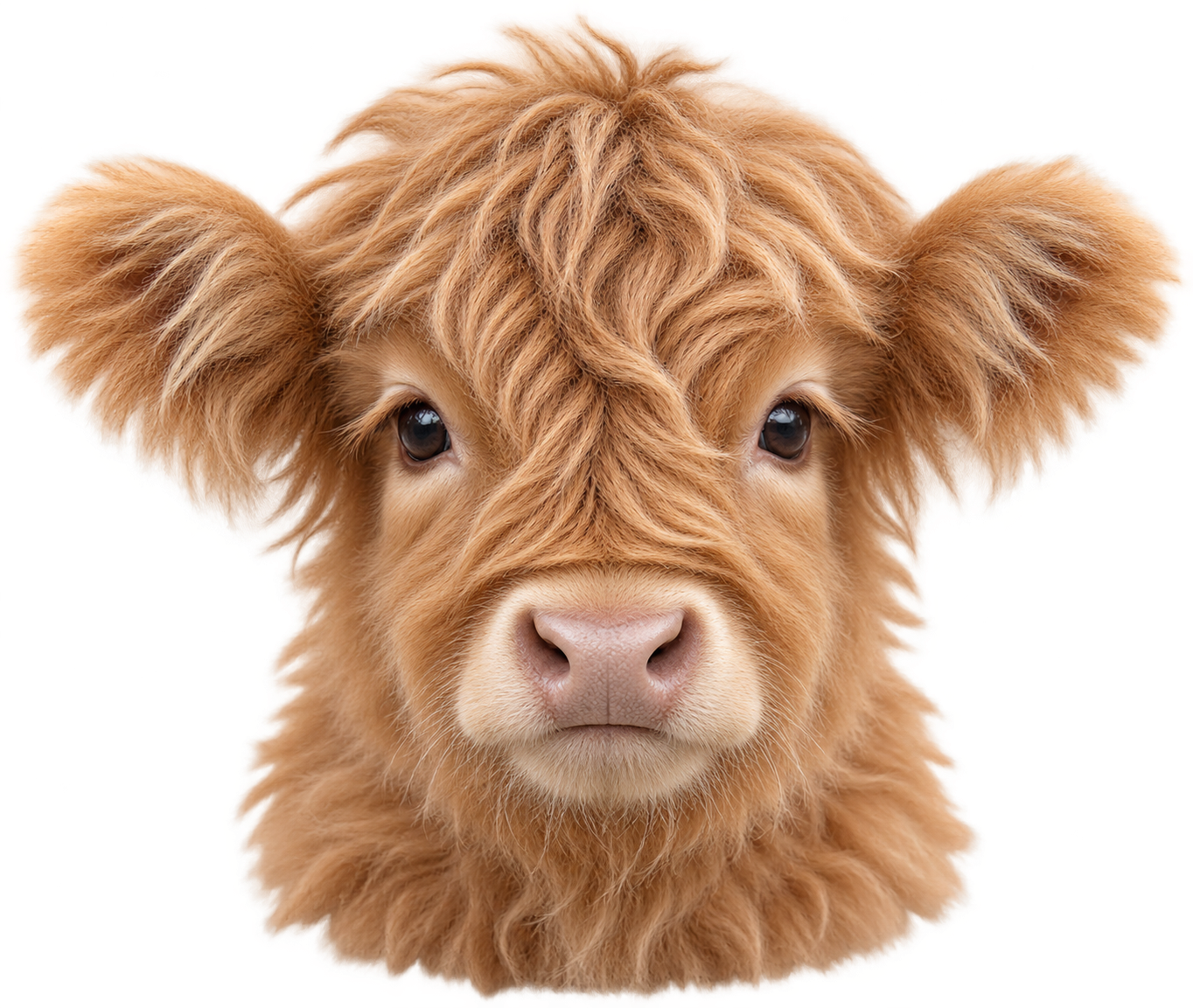 flauschige Babykuh